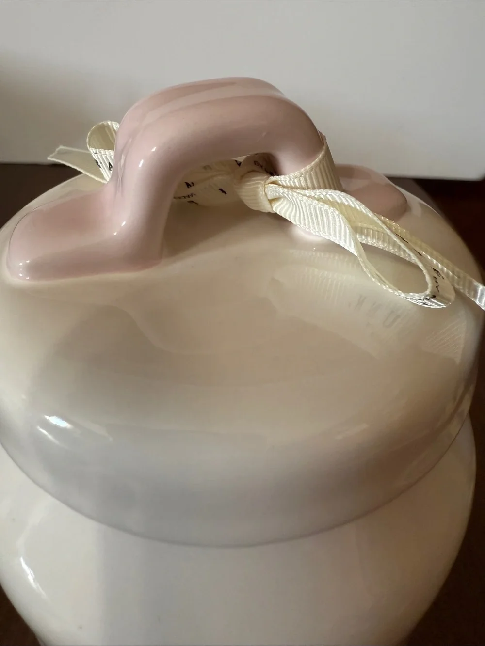 Rae Dunn Artisan Collection home is where mom is canister With Lid Floral 181